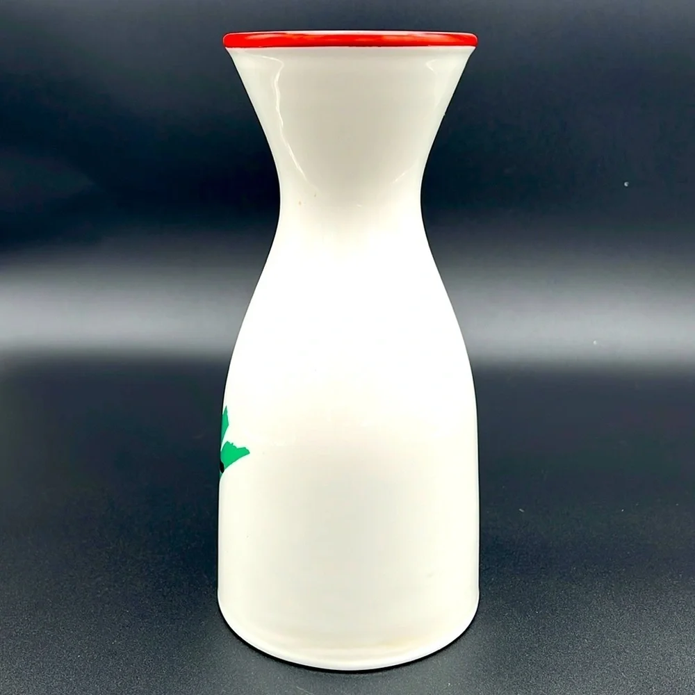 Vintage “Vino” Wine Decanter Carafe Vase Italian Flag Design Baldelli 1990s
